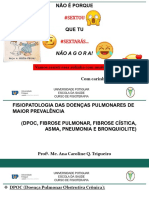 Doenças pulmonares: Fisiopatologia da DPOC, fibrose, asma e pneumonia