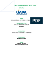 Tarea 1 de Pruebas de Aptitudes e Intereses