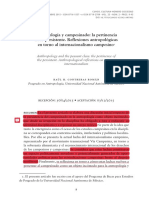 Antropología y Campesinado. Raúl Contreras