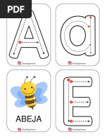 Tarjetas de Las Vocales para Imprimir | PDF