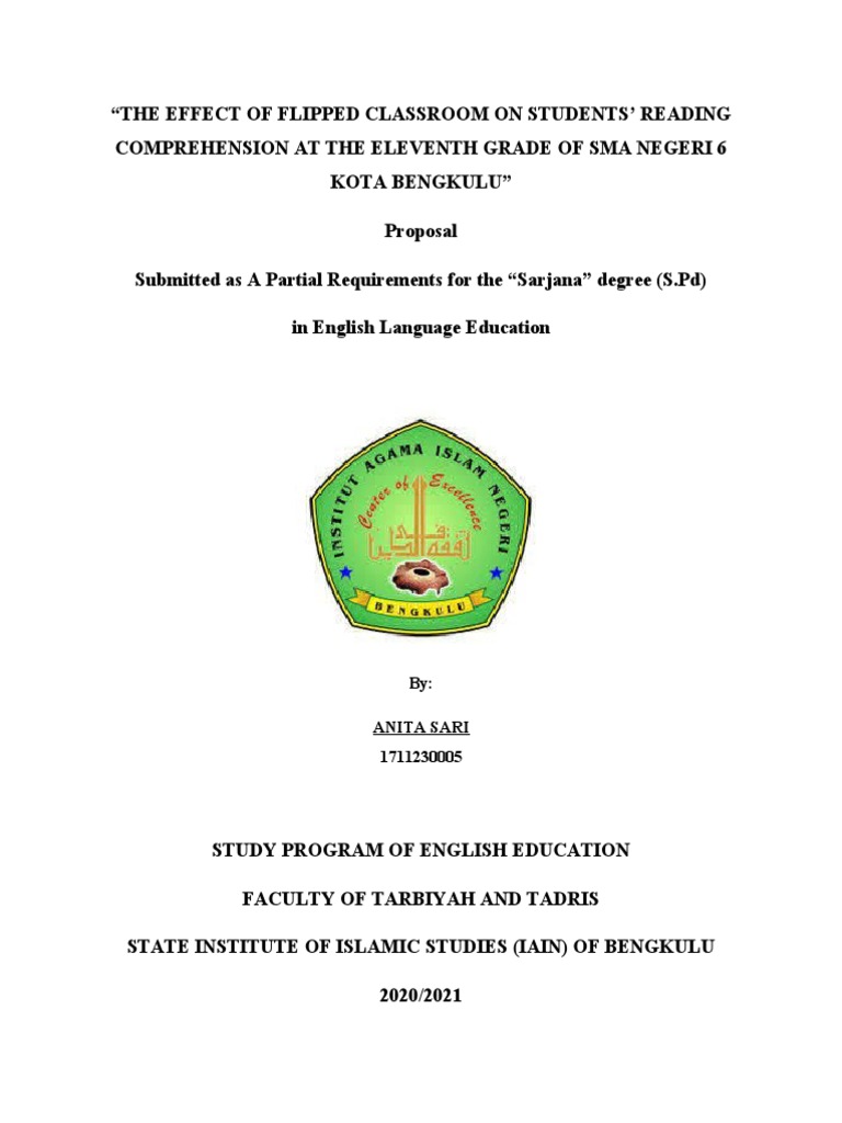 Flipped Classroom Impact on Reading Comprehension | PDF | Reading ...