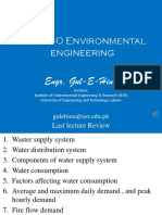 Ene-440 Environmental Engineering: Engr. Gul-E-Hina