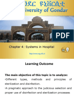 Hospital Systems Chapter 4: Sterilization and Disinfection