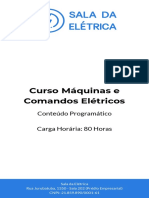 Conteúdo Programático - Máquinas e Comandos Elétricos PDF