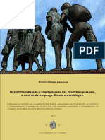 Desterritorializacao e Reorganizacao Das Geografias Pessoais