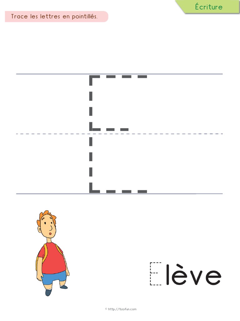 5 Maternelle Apprendre A Ecrire Lettre Majuscule e | PDF