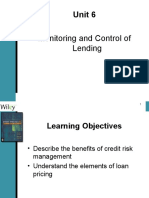 Lending - Unit 6 - Monitoring and Control of Lending