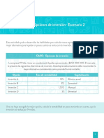 Caso 1 Opciones de Inversión - Escenario 2