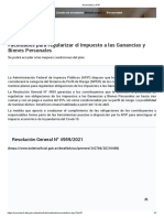 AFIP - 2021 - 04 - 08 - Facilidades para Regularizar El Impuesto A Las Ganancias y