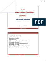 ES 223 Statics and Strengh of Materials: Force System Resultants