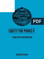 Equity For Punks V: Share Offer Information