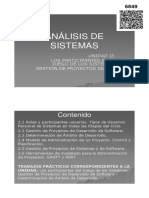 Análisis de Sistemas: Contenido