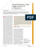 Strong Geometrical Dependence of The Absorption of Light in Arrays of Semiconductor Nanowires