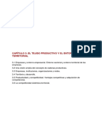 El Tejido Productivo y El Entorno Territorial