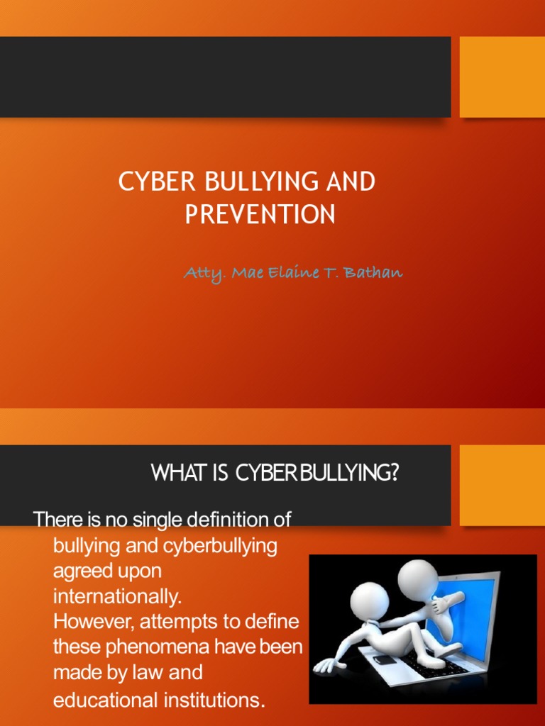 Understanding Cyberbullying and Prevention | PDF | Cyberbullying | Bullying