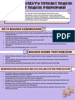 7.3 Bahasa Melayu Sebagai Bahasa Ilmu Dan Bahasa Perpaduan