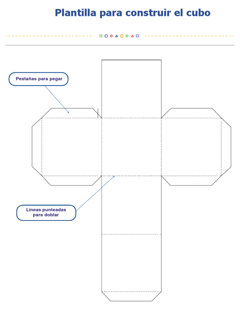 Plantilla para Cubo de 10 cm con Pestañas | PDF | Crecimiento personal ...
