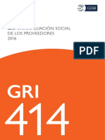 Spanish Gri 414 Supplier Social Assessment 2016