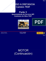 Curso A Distancia Camión 793F Parte 3: Entrenamiento de Servicio NPI Camiones de Obra 793F