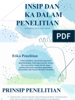 5 Prinsip Etika Dalam Penelitian