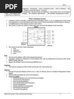 Dbms - Unit 1