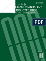 Boletín Asoc. Andaluza de Bibliotecarios 2017
