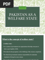 Pakistan As Welfare State