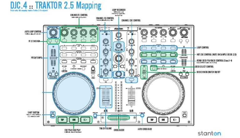 Traktor 2.5 DJ Controller Mapping Guide | PDF | Sound | Popular Music