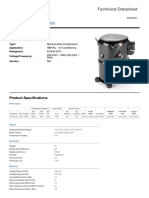 Ficha Tecnica de Motocompresor