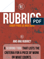 Gabay Sa Paggawa NG Rubric