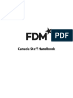 Canada Employee Handbook 2021 FDM Group Toronto Canada