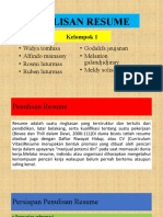 PENULISAN RESUME Kel. 1