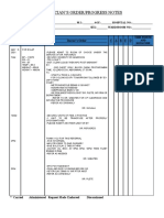 Physician's Order Sheet 4