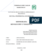 Revolución y violencia: conflicto político