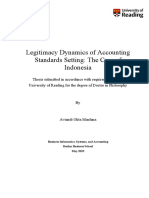 Maulana's thesis (2019) Legitimacy Dynamics of Accounting Standards Setting The Case of Indonesia