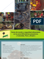 Carne de monte y seguridad alimentaria en la zona trifronteriza amazónica