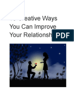 10 Creative Ways You Can Improve Your Relationship