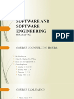 Software and Software Engineering: Hira Fayyaz