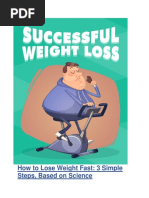 3 Scientific Way To Successful Weight Loss