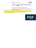 Projeto- Monografia - MBA USP ESALQ - 1 Análise Orientador ARS