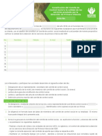 Formato de Acta de Conformacion Comite de Control Social PDF