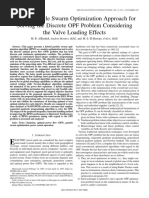 Hybrid Particle Swarm Optimization Approach For Solving The Discrete OPF Problem Considering The Valve Loading Effects