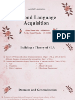 Second Language Acquisition