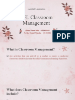 Efl Classroom Management