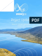 Project Update: Snowy 2.0 - Pumped-Hydro Project October 2018