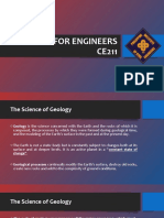 Geology For Engineers CE211: Ariston C. Talosig, Ce