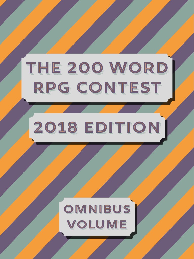200 W RPG 2018 Omnibus, PDF, Fashion