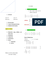 Addition:: 2 X 2 Matrix