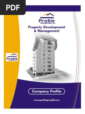 Simple Real Estate Company Profile Sample