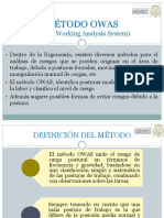 Método Owas: (Ovako Working Analysis System)